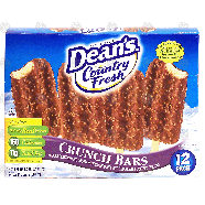 Dean's Country Fresh crunch bars; vanilla flavored ice cream w30-fl oz