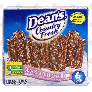 Dean's Country Fresh chocolate eclair bars; cake coated vanill18-fl oz