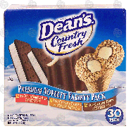 Dean's Country Fresh 12 ice cream sandwiches, 6 ice cream cones, 30-pk