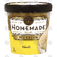 Homemade  vanilla ice cream 1-pt