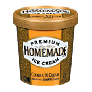 Homemade Premium Ice Cream Cookies 'n Cream 1-pt