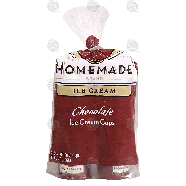 Homemade Singles chocolate ice cream cups, 12 3-ounce cups 36-fl oz