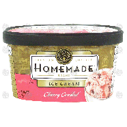 Homemade  cherry cordial ice cream 1.5-qt