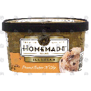 Homemade  peanut butter 'n chip ice cream 1.5-qt