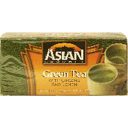 Asian Gourmet  green tea with ginseng and lemon, 24-bags 1.5oz