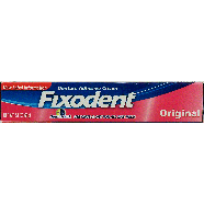 Fixodent  original denture adhesive cream  2.4oz