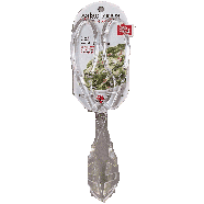 Good Cook  salad tongs, clear plastic, scissor with large spoon and1ct