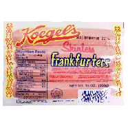 Koegel's  skinless frankfurters, 8-count 13oz