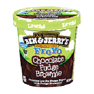 Ben & Jerry's Low Fat Frozen Yogurt Chocolate Fudge Brownie 1-pt