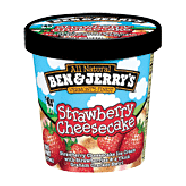 Ben & Jerry's Ice Cream Strawberry Cheesecake 1-pt