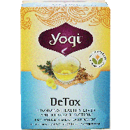 Yogi DeTox herbal tea supplement, promotes healthy liver and kid1.02oz