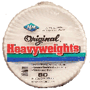 Heavyweights  original heavyweights 9-inch paper plates, extra hea 80ct