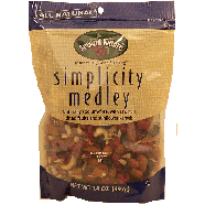 Second Nature simplicity medley sodium-free, raw nuts, dried fruit14oz