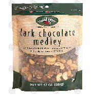 Second Nature  dark chocolate medley; dark chocolate, almonds, cas12oz