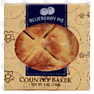 Specialty Bakers Country Baker blueberry pie, single serve  4oz