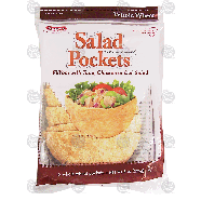 Kangaroo Salad Pockets 100% whole wheat 6 ct 8-oz
