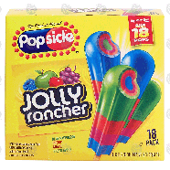 Popsicle Jolly Rancher ice pops, blue raspberry, cherry, gra29.7-fl oz