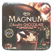 Magnum Double Chocolate chocolate ice cream dipped in a choc10.14-fl o