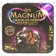 Magnum Chocolate Infinity dark chocolate ice cream with choc10.14-fl o