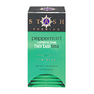 Stash Tea Bags Premium Peppermint Herbal Tea Caffeine Free 20-ct