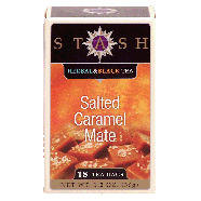 Stash  salted caramel mate herbal & black tea, 18-bags 1.2oz