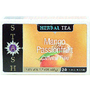 Stash  mango passionfruit herbal tea, caffeine free, 20-tea bags 1.3oz