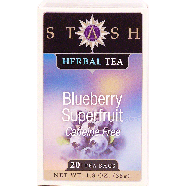Stash  blueberry superfruit herbal tea, 20-bags 1.3oz