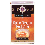 Stash  spice dragon red chai herbal tea, caffeine free, 18-tea ba1.2oz