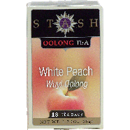 Stash  white peach wuyi oolong, 18-tea bags 1.2oz