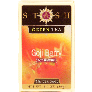 Stash  green tea goji berry with matcha, 18-bags 1.1oz