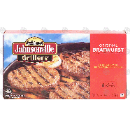 Johnsonville Grillers original bratwurst, 6-1/4 lb patties 24-oz