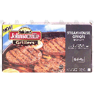 Johnsonville Grillers steakhouse onion seasoned, 6-1/4 lb patties24-oz