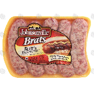 Johnsonville  beer 'n' brat bratwurst, 5-count, bunsize 19.76oz