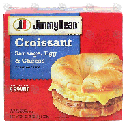 Jimmy Dean  croissant, sausage, egg & cheese sandwiches, 8 count,36-oz