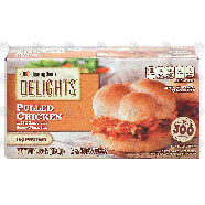 Jimmy Dean Delights pulled chicken in bbq sauce on a honey wheat4.8-oz