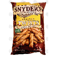 Snyder's Of Hanover  braided twists, honey wheat pretzels 12oz