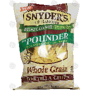 Snyder's Of Hanover The Pounder reduced fat whole grain tortilla c16oz