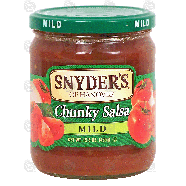 Snyder's Of Hanover  chunky salsa mild  15.5oz