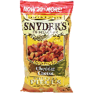 Snyder's Of Hanover  cheddar cheese pretzel pieces of sourdough ha12oz