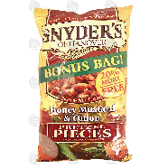 Snyder's Of Hanover  honey mustard & onion pretzel pieces 14.4oz