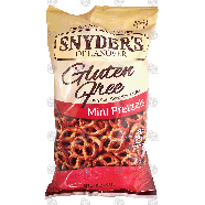 Snyder's Of Hanover Gluten Free mini pretzels, casein free, egg fre 8oz