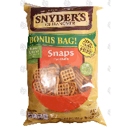 Snyder's Of Hanover  pretzel snaps  19.2oz