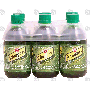 Schweppes  ginger ale, caffeine free, 6- 10 fl oz glass bottles 6-pk