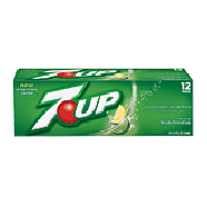 7 Up Soda 12 Oz Cool Pack 12pk