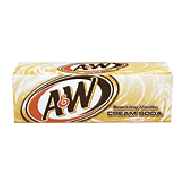 A & W Cream Soda 12 Oz Cool Pack 12pk