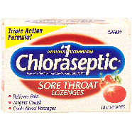 Chloraseptic  sore throat lozenges cherry flavored  18ct