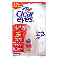 Clear Eyes Handy Pocket Pal redness relief  0.2fl oz