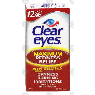 Clear Eyes Maximum Redness Relief lubricant / redness reliever 0.5fl oz