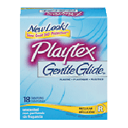 Playtex Tampons Gentle Glide Unscented Regular 18ct