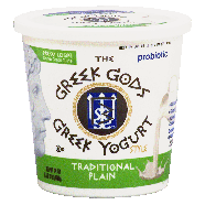 The Greek Gods  traditional plain greek yogurt, probiotic 24oz